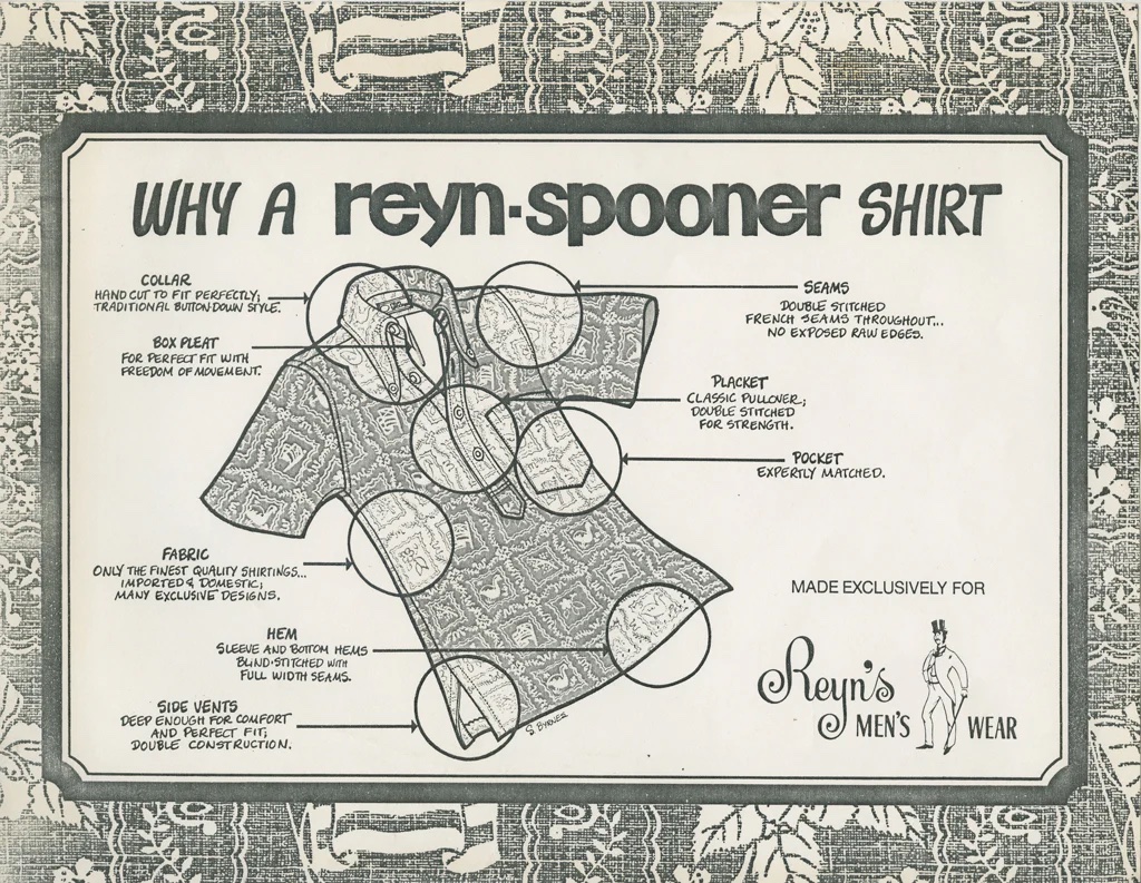 The best aloha shirt is Reyn Spooner.